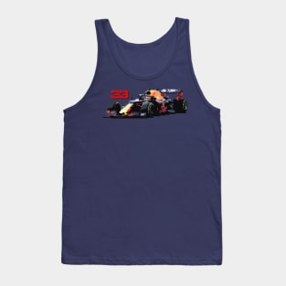 Max Verstappen 33 8 Bit Car Tank Top